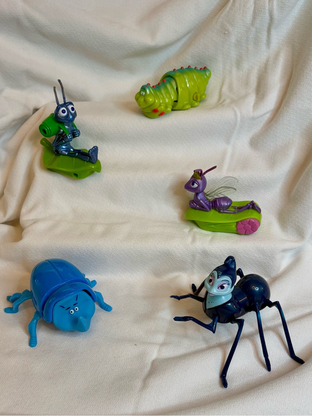 Vintage McDonald's Disney Pixar a Bug's Life Happy Meal Toys (5 items)